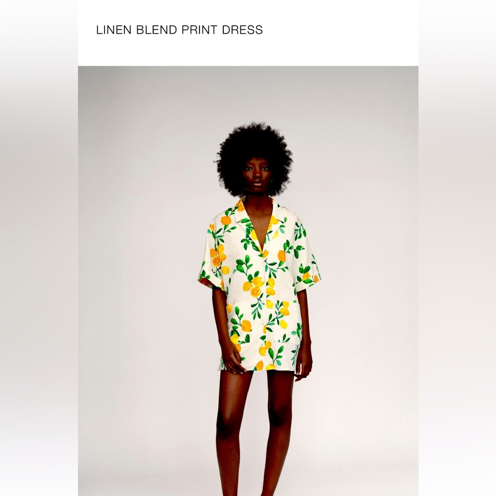 Zara linen dress. New!